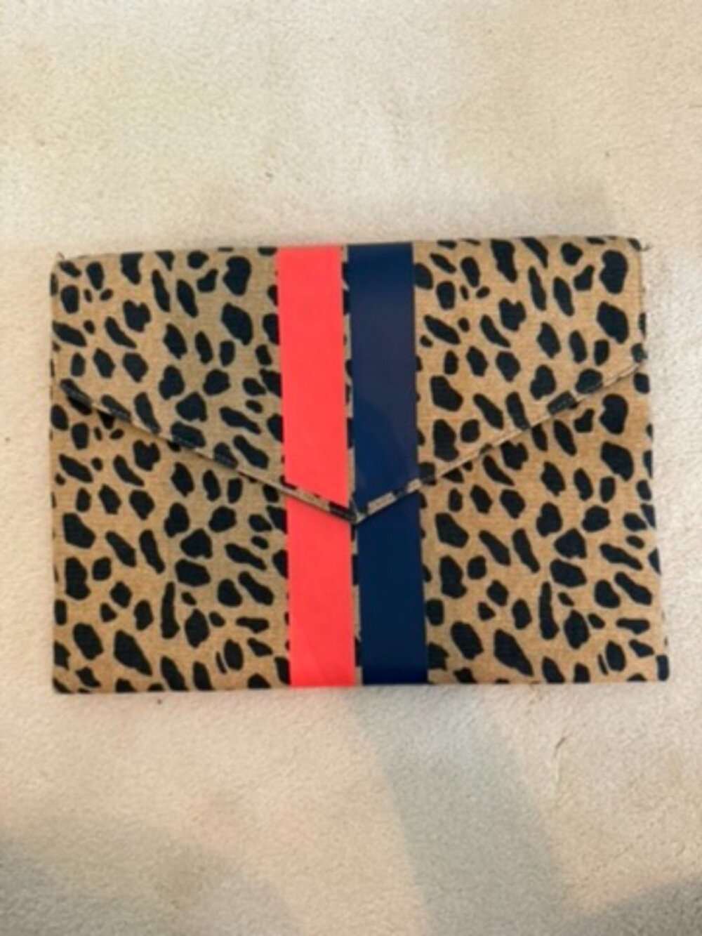 Stella & Dot Bellamy animal print clutch